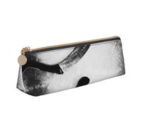 Ice Hockey Art Print Versatile Usage Lightweight Pencil Case Pouch Zippered Pen Storage School Students