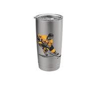 Ice Hockey Boy Stainless Steel Insulated Tumbler