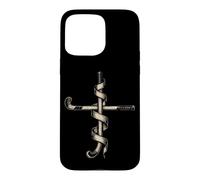 Ice Hockey Cross Jesus Faith Christian Case for iPhone 15 Pro Max