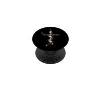 Ice Hockey Cross Jesus Faith Christian PopSockets Adhesive PopGrip