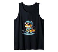 Ice Hockey Dino Star Power Cool Tank Top