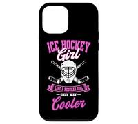 Ice Hockey Girl Just a Regular Girl Only Way Cooler Skating Case for iPhone 12 mini