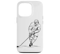 Ice Hockey Guy Drawing Case for iPhone 13 Pro