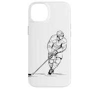 Ice Hockey Guy Drawing Case for iPhone 14 Plus