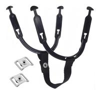 Ice Hockey Helmet Chin Strap - 18cm Breathable Earring Repair Kit, Removable Replacement Safety Harness, PVC Iron Reinforced Clip