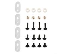Ice Hockey Helmet Repair Screw Kit With Nuts for Visor Fastener Replacement Compatible with Goalie and Ice Hockey Helmets Metal and Plastic Construction