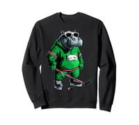 Ice Hockey Hippo Sweatshirt