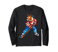 Ice Hockey Horse Long Sleeve T-Shirt