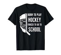 Ice Hockey Jersey Penalty Box Retro Puck Wintersport Striker T-Shirt