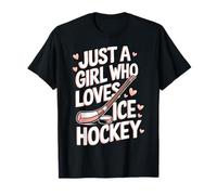 Ice Hockey Just A Girl Who Loves Ice Hockey T-Shirt