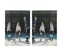 Ice Hockey Leather Passport Holder Covers Case Minimalist Passport Sleeve Travel Wallet Passport Book Holders for Women Men, style, 20.3x13.8cm