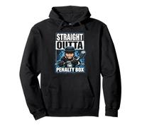 Ice Hockey Player Birthday Straight Outta The Penalty Box Pullover Hoodie