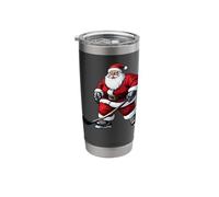 Ice Hockey Player Christmas Stainless Steel Insulated Tumbler