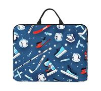 Ice Hockey Print Print Laptop Case Sleeve For School Office Travel Lightweight Water-Resistant Notebook