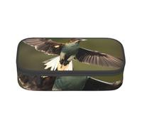 Ice Hockey Print Storage Bag for Business Office, Pencil Case, Pencil Case, Pencil Bag Cosmetic Bags, Hunting Flying Wild, One Size