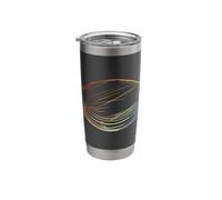 Ice Hockey Puck One Line Drawing Stainless Steel Insulated Tumbler