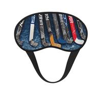 Ice Hockey Sticks Sleep Mask for Side Sleeper, Blackout Eye Mask for Women Men, Zero Pressure Sleeping Masks Soft Breathable Eye Cover Comfortable Blindfold Eyeshade for Night Sleep