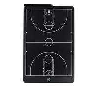 Ice Hockey Tactics Board, Multi-Sport Tactic Board One-Click Clear Lock Curved Edge 13.7x9.1 inches(Basketball)