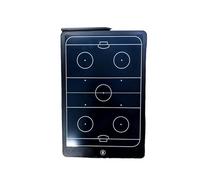 Ice Hockey Tactics Board, Multi-Sport Tactic Board One-Click Clear Lock Curved Edge 13.7x9.1 inches(Ice Hockey)