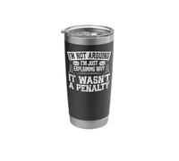 Ice Hockey Vintage I'm Not Arguing I'm Just Explaining Why Stainless Steel Insulated Tumbler