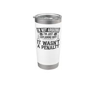 Ice Hockey Vintage I'm Not Arguing I'm Just Explaining Why Stainless Steel Insulated Tumbler