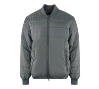 Ice Iceberg Mens Plain Padded Grey Bomber Jacket - Size 2XL
