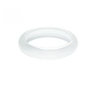 Ice Jade Bangle Bracelet for women Fashion Elegant Natural Ice White Jade Bangle Good Luck Bracelet for Mother Grandmother Birthday Gift (1ice white,60-61mm)