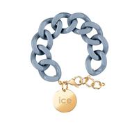 ICE - Jewellery - Chain bracelet - Artic blue - Chunky chain bracelet for women in blue colour with a gold medal (020356)