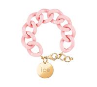 ICE - Jewellery - Chain bracelet - Pink lady - Chunky chain bracelet for women in pink colour with a gold medal (020358)