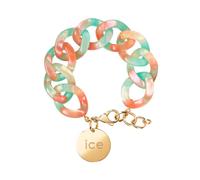 ICE Jewellery - Chain Bracelet - Turquoise nude - Chunky Chain Bracelet for Women with a Gold Medal (020997)