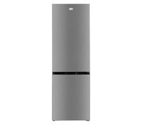 ICE KING 400L Frost Free Fridge Freezer - Quick Freeze - 60cm Wide - Inox | 273L fridge, 127L four-star freezer, door open alarm, child lock, eco mode, 12.5 hour power cut storage, 37 dB low noise