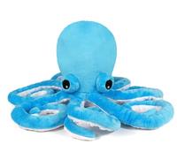 ICE KING BEAR Cute Big Eyes Octopus Large Stuffed Animals Plush Soft Toy 22 Inches (Blue)