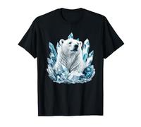 Ice King Polar Bear with Blue Crystal Peaks T-Shirt