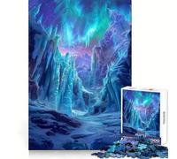 Ice Kingdom of Glacia Jigsaw 1000 Pieces for Adults Calm Game Stress Less Joyful Challenge Night Activity (50x75cm)