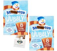 Ice Lolly Bundle with Mr Freeze 8 Jubbly Cola Ice Lollies 2 Pack + Brightdale Kitchen Booklet