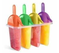 Ice Lolly Maker Moulds - Lolly Sticks Moulds for Kids | Frozen Fruit Ice Lollys Moulds with Sticks for Adults | Make Fruit Yoghurt Ice Cream | Juice/Milkshakes/Ice Smoothies Moulds Cups | BPA Free