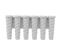 Ice Lolly Mold, 6-Hole Silicone Pop Stick Molds for Kids, Easy Release Handmade Ice Lolly Making Aid for Jelly Jam Pudding Yogurt Fruit Juice