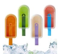 Ice Lolly Mold, Silicone Ice Pop Molds, Easy Release Non Stick, Durabled Design Reusable Freezer Tray Lids Sticks, Homemade Treats, for Kids, Summer Snacks Cheese, Yogurt, Juice