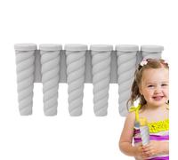 Ice Lolly Moulds, 6 Cavities PopsicleMould, Reusable Silicone Ice CreamMoulds, Easy Release Leakproof LollyMoulds, Easy to Release IceLolly Maker BPA Frees IcePopMoulds for DIYS Cakesicles, CakePops