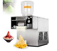 Ice Machine, Automatic Electric Ice Crush Machine with Rapid Cooling, Adjustable Speed, and Air Cooling System for Bakery and Cafe