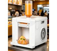 Ice Machine, Automatic Snow Cone Maker with One-Touch Cleaning, 350W Shaved Ice Maker for Bingsu, Milk Tea Shops and Cafes, Produces 60kg Daily