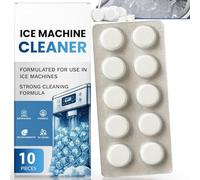 Ice Machine Cleaner Descaler - 10 Effervescent Suitable for Opal & Kitchenaid Ice Makers. Quickly Removes Hard Water & Mineral Buildup for Fresh, Clean Ice. Easy-to-Use Maintenance Solution