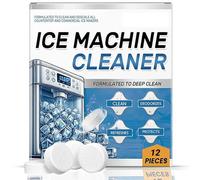 Ice Machine Cleaner Maker Descaler - 12 Clean Tablets for Ice Makers - Bulk 6 Month Supply