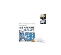 Ice Machine Cleaner Maker Descaler,12 PCS Clean Tablets Ice Maker Cleaner Solution,Helps Remove Hard Water and Mineral Buildup,Bulk 12 Month Supply,Safe Scale Remover for Countertop Home Kitchen