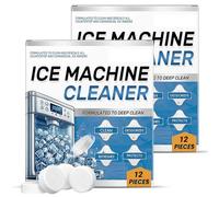 Ice Machine Cleaner Maker Descaler - 24 Clean Tablets for Ice Makers - Bulk 12 Month Supply