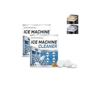 Ice Machine Cleaner Maker Descaler,24 PCS Clean Tablets Ice Maker Cleaner Solution,Helps Remove Hard Water and Mineral Buildup,Bulk 12 Month Supply,Safe Scale Remover for Countertop Home Kitchen
