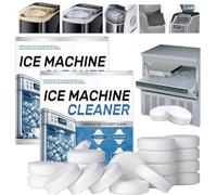 Ice Machine Cleaner Maker Descaler, 24PCS ice machine cleaner, Remove odor and extend service life, Efficient descaling Cleaning & High-efficiency ice machine cleaning tablets, (2pcs)