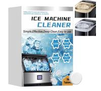 Ice Machine Cleaner Maker Descaler,36 Clean Tablets for Ice Makers,Deep Cleaning Effervescent Descaler Tablets for Ice Maker Hard Limescale and Mineral Buildup
