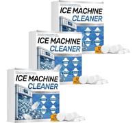 Ice Machine Cleaner Maker Descaler,Ice Machine Cleaner & Descaler,Helps Remove Hard Water And Mineral Buildup,Remove Odor & Extend Service Life,Long Lasting Usage Effect (White, 3box)