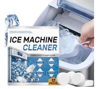 Ice Machine Cleaner Maker Descaler,Machine Cleaner Deep Clean,Washing Tablets,Cleaning Table-ts,12 Clean Tabl-ets for Ice Makers,Descaling Table-ts,Descaler Tab-lets,Limescale Remover